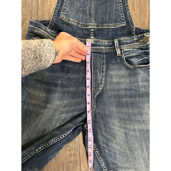 Blank NYC Overalls Bib Coveralls Medium Wash  Size 29 medium Wash Classic - Picture 10 of 11